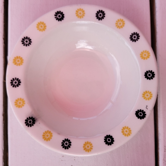 Homer Laughlin Fruit Salsa Dessert Dishes (2) ~ 1960s ~ MCM ~ Retro ~ Floral - Picture 9 of 16